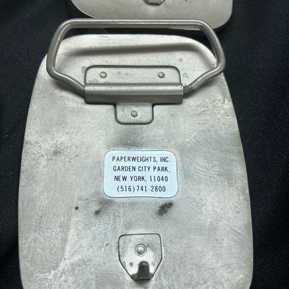 Assorted Lot of 6 of Vintage Belt Buckles Brass Silver Novelty - Picture 12 of 13